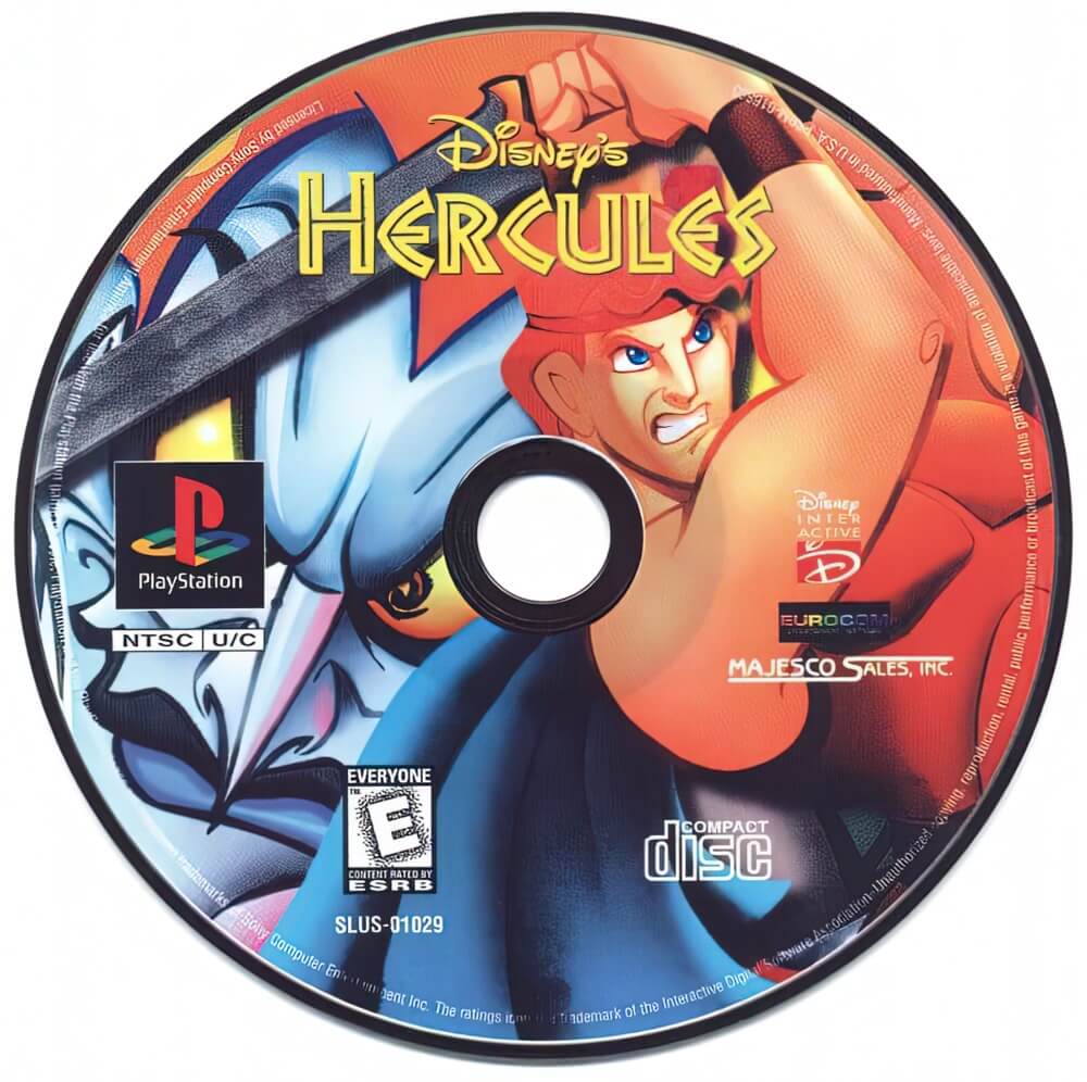 Лицензионный диск Disney's Hercules для PlayStation